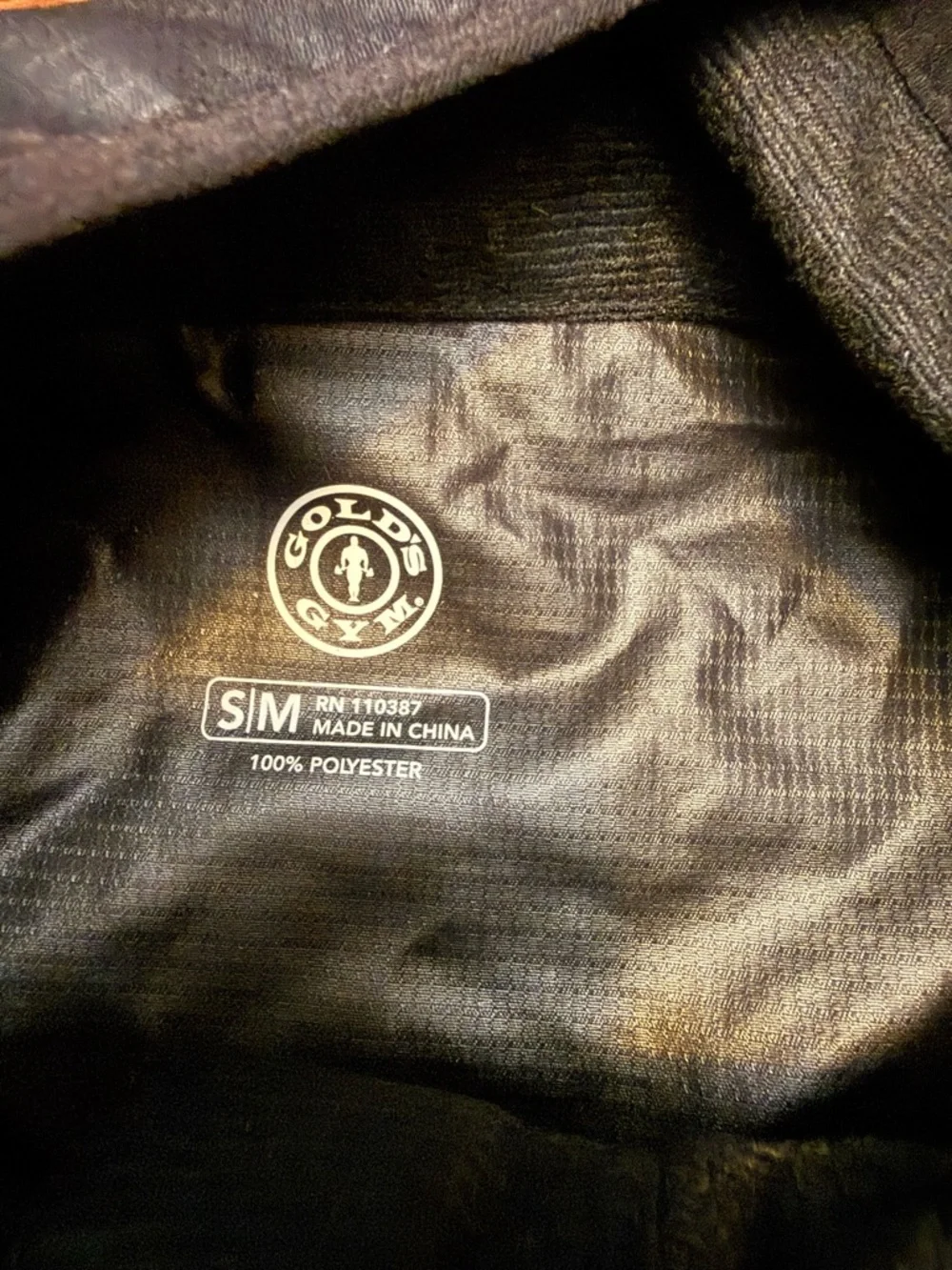 Gold’s Gym Men's Black & Blue Lightweight Vest with Reflective Trim